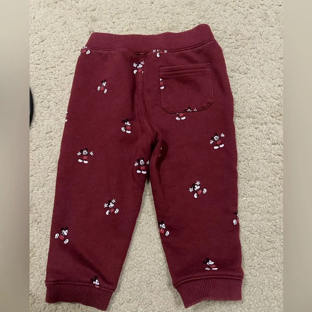 Janie & Jack Disney Mickey Joggers - Picture 2 of 3